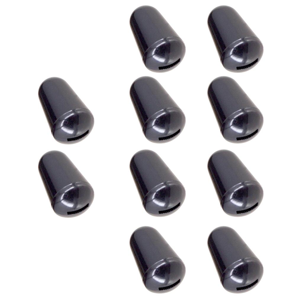 Plastic Toggle Switches Knobs Cap Tip for Electric Guitar Parts Black