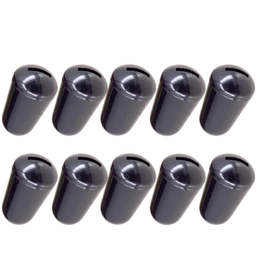 Plastic Toggle Switches Knobs Cap Tip for Electric Guitar Parts Black