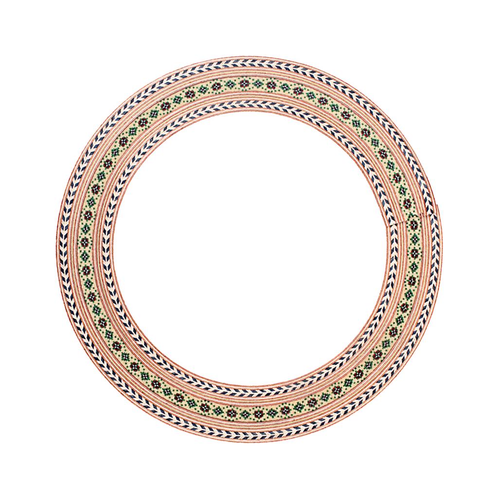 Classical Guitar Wood Inlaid Soundhole Acoustic Guitar Rosette Parts 92.5mm