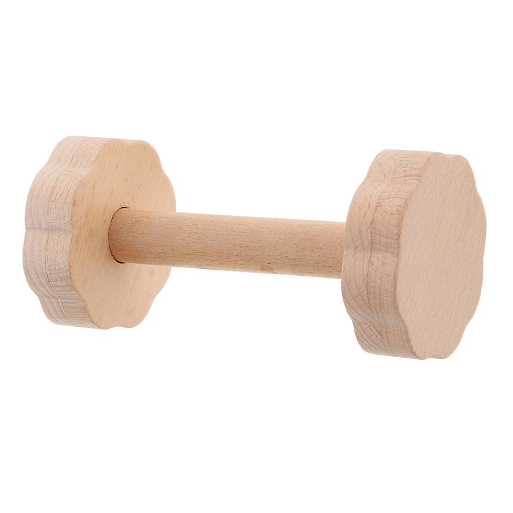 Wooden Musical Maracas Rattle Baby Hand Shaker Percussion Instrument