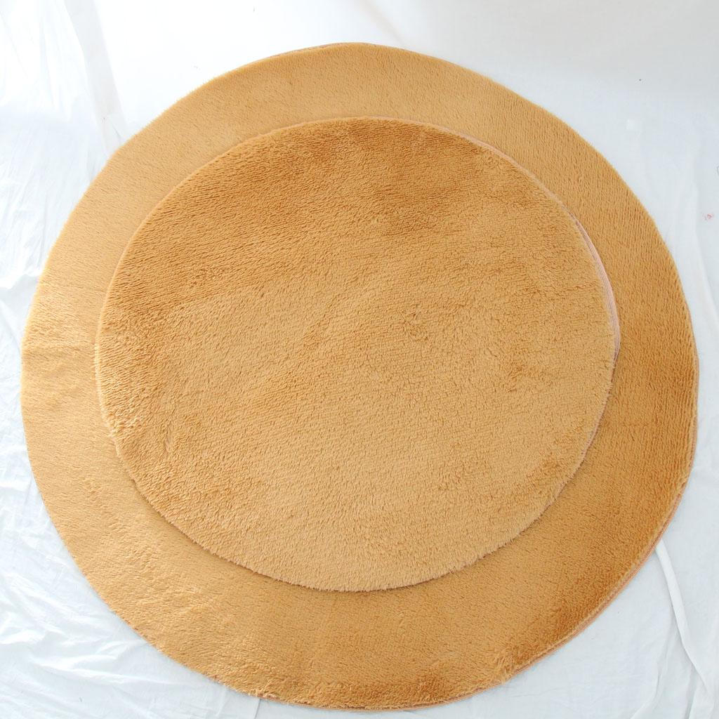1 Piece Electronic Drum Blanket Carpet for Percussion Accesssory 1.2m Khaki