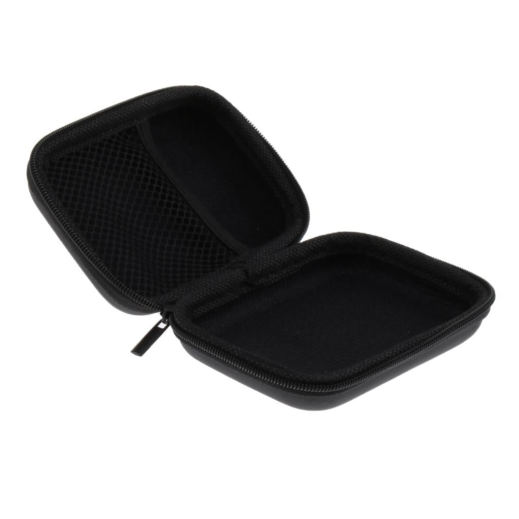 Canvas Microphone Accessories Box Case Black Square Box