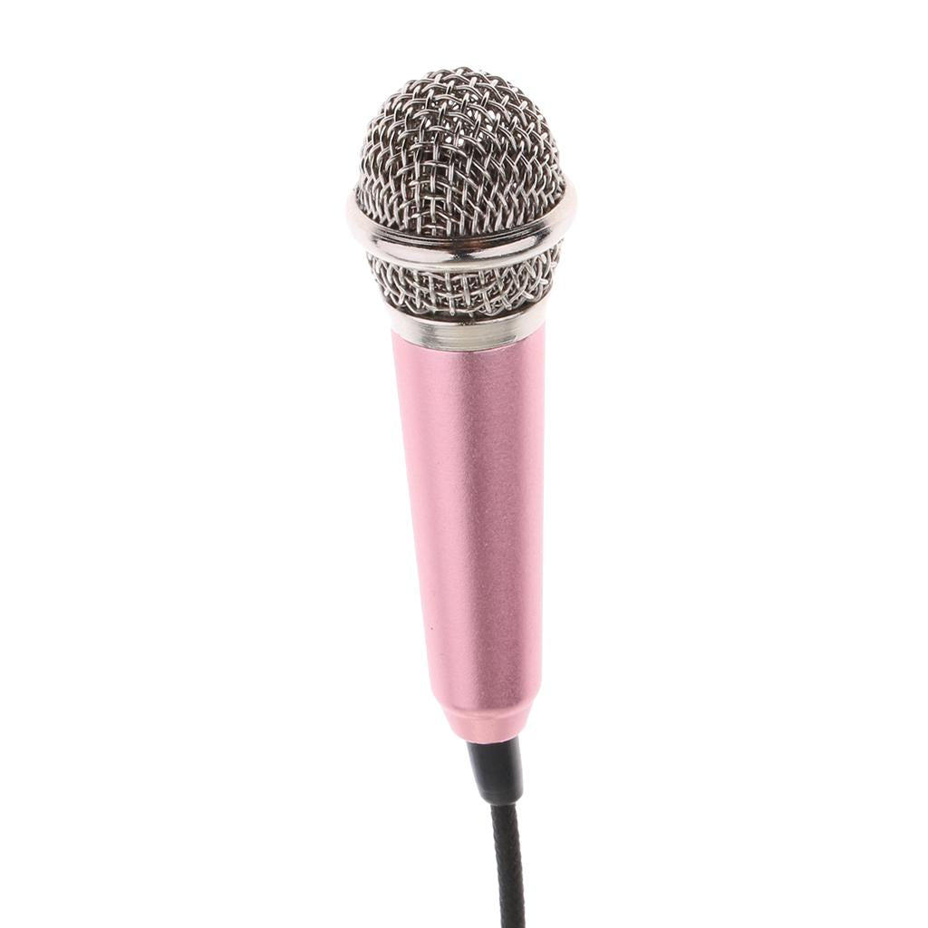 1 Piece Wired Mini Microphone Handheld Microphone Mic with Storage Box Case