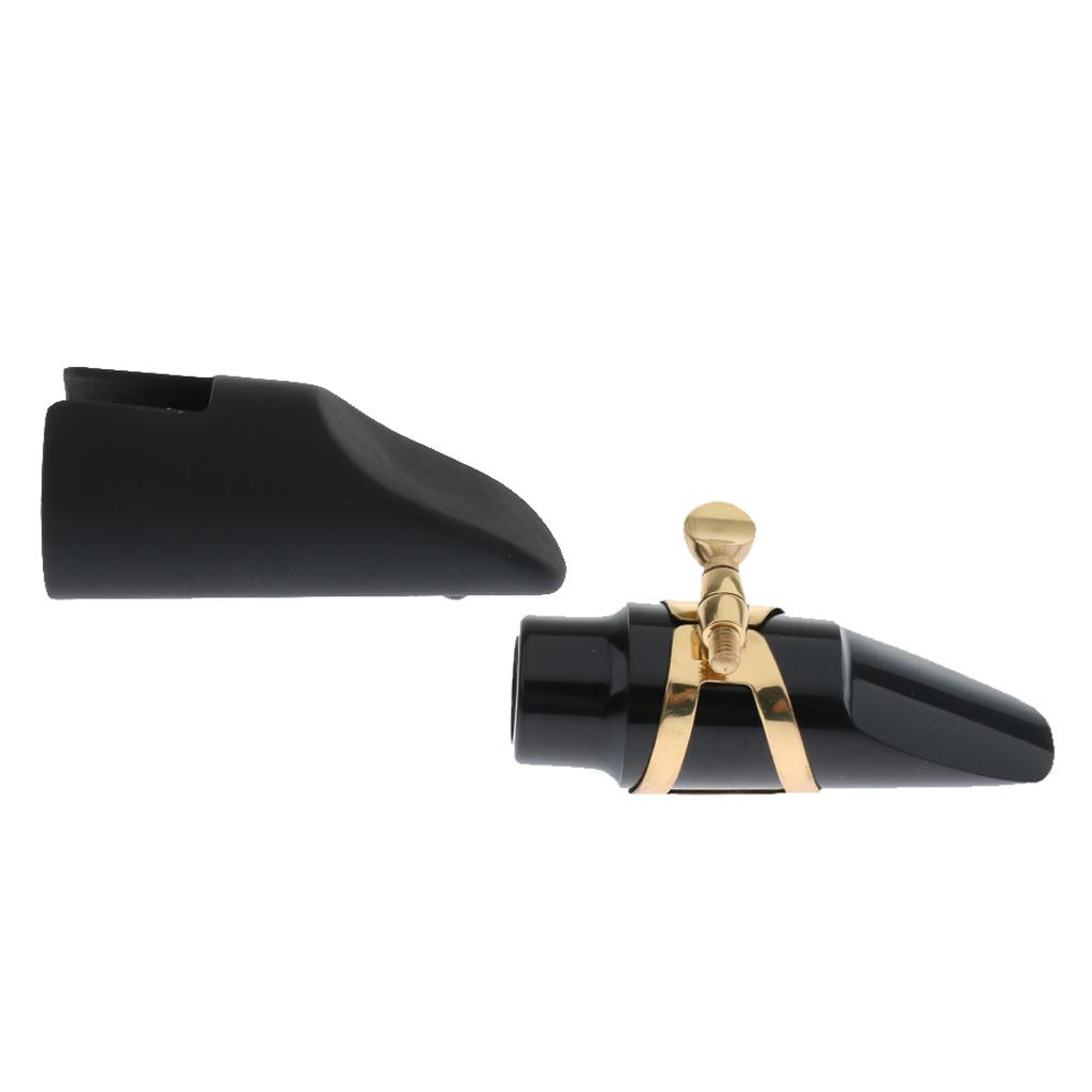 Soprano Saxophone Mouthpiece with Ligature Cap for Wind Instrument Parts