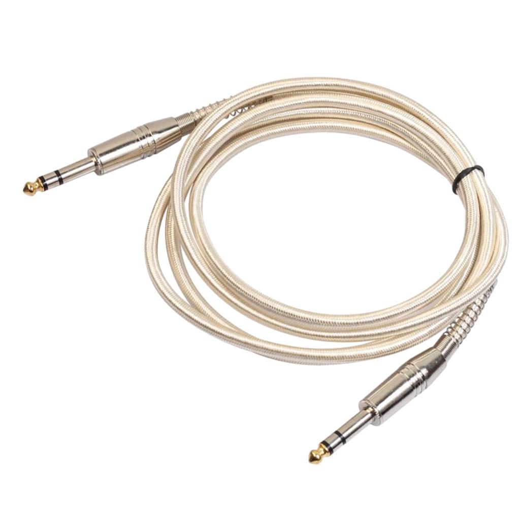 6.35mm Male to Male Guitar Audio Cable for Stereo Eectric Guitar 300cm
