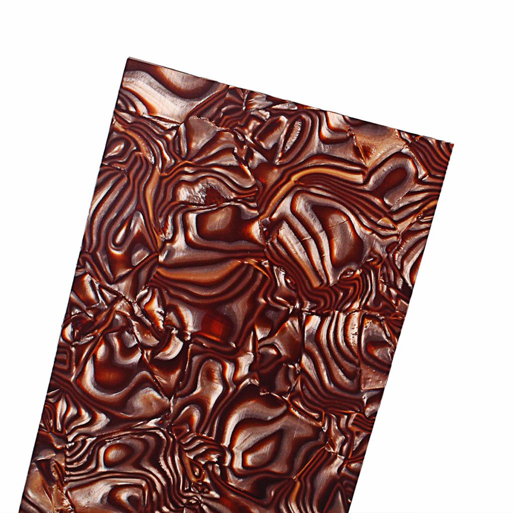 Celluloid Guitar Head Veneer Headplate for Guitar Bass Parts 0.8mm Thickness