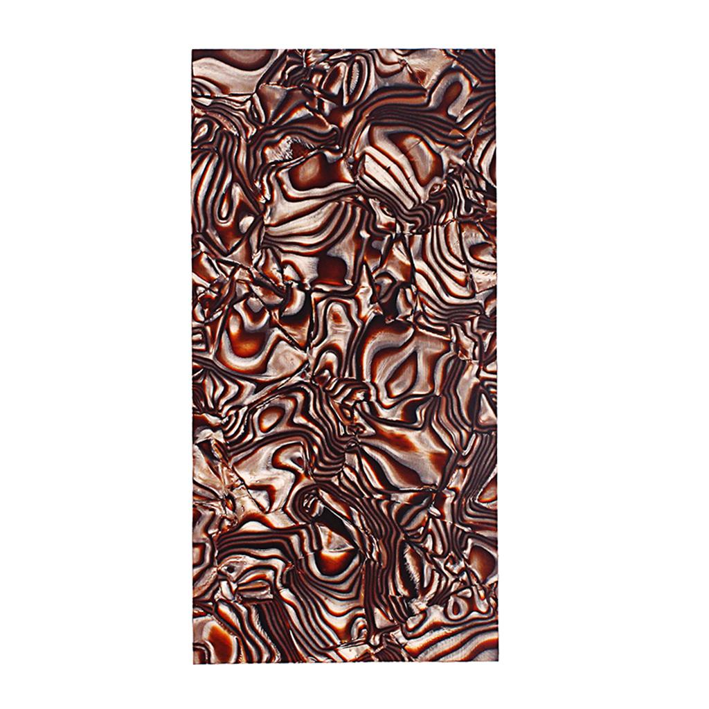 Celluloid Guitar Head Veneer Headplate for Guitar Bass Parts 0.8mm Thickness