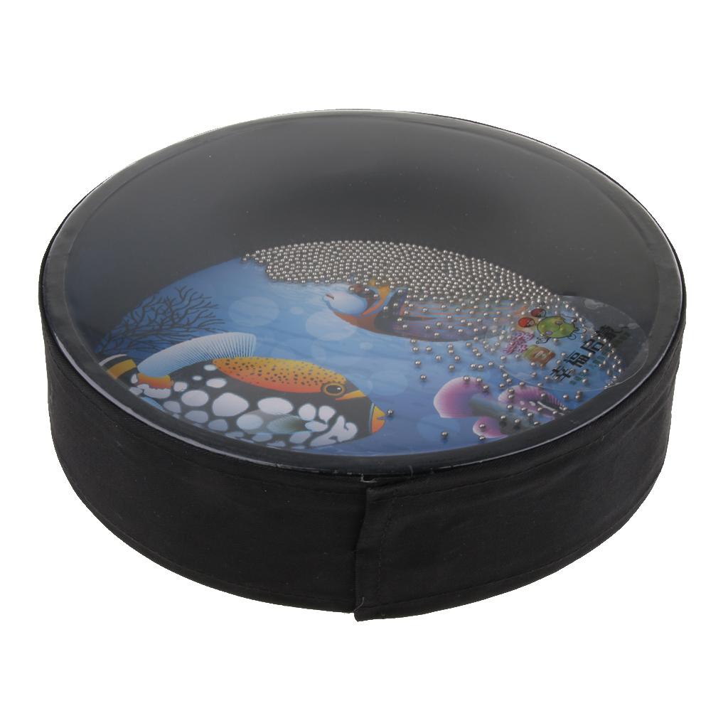 Cute Sea Sound Drum Ocean Drum for Kids Early Educational Toys 14inch