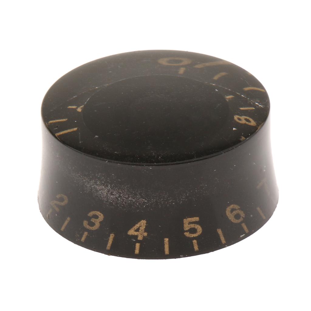 4 Pieces Guitar Button Metric 7mm Speed Control Knob for LP Electric Guitar