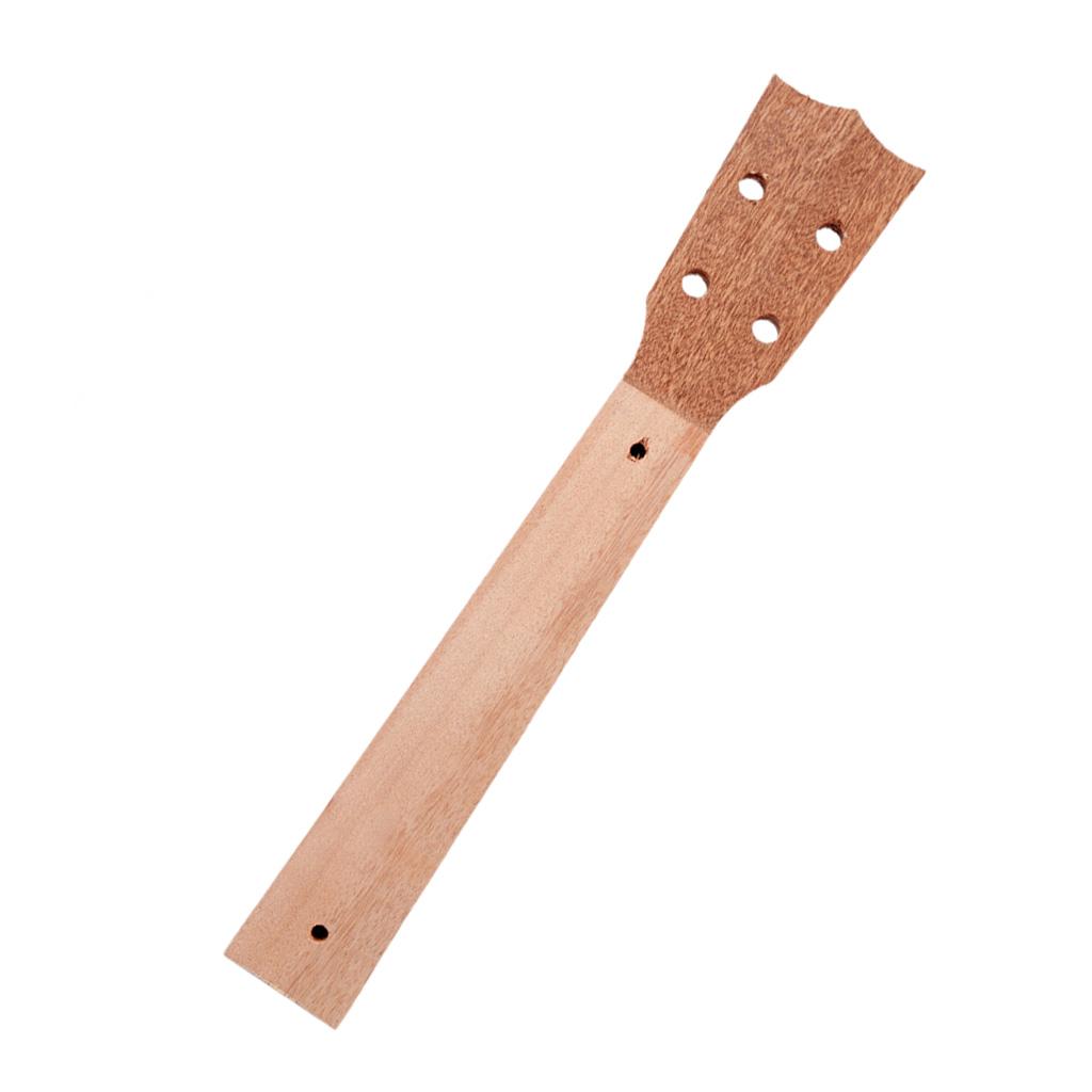 Ukulele Concert Neck Veener Sapele Wood Ukulele Guitar Neck DIY Parts 21inch