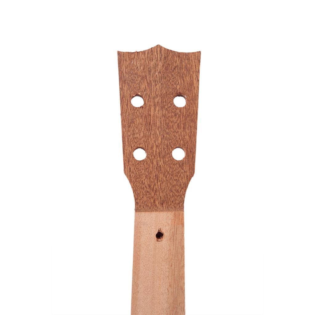 Ukulele Concert Neck Veener Sapele Wood Ukulele Guitar Neck DIY Parts 26inch