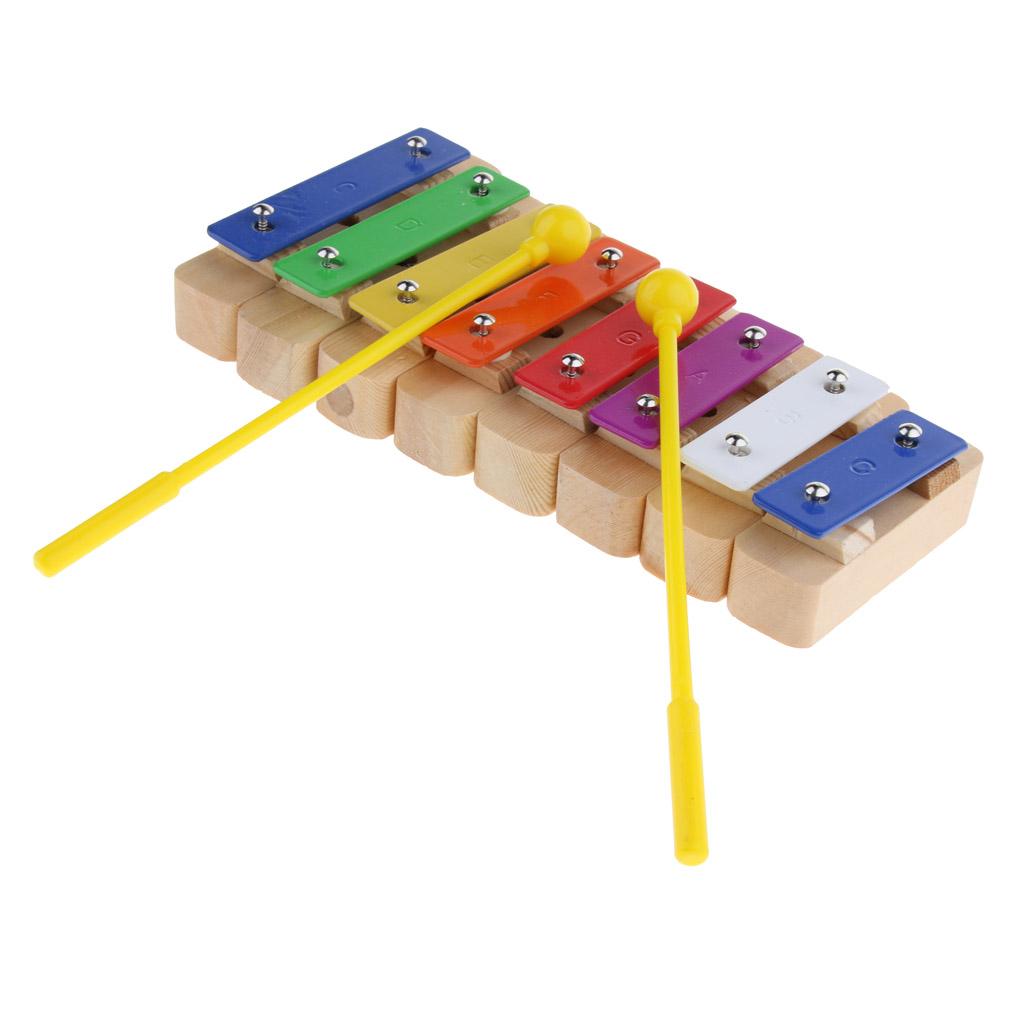 8-notes Aluminum Xylophone Kids Gift Toys