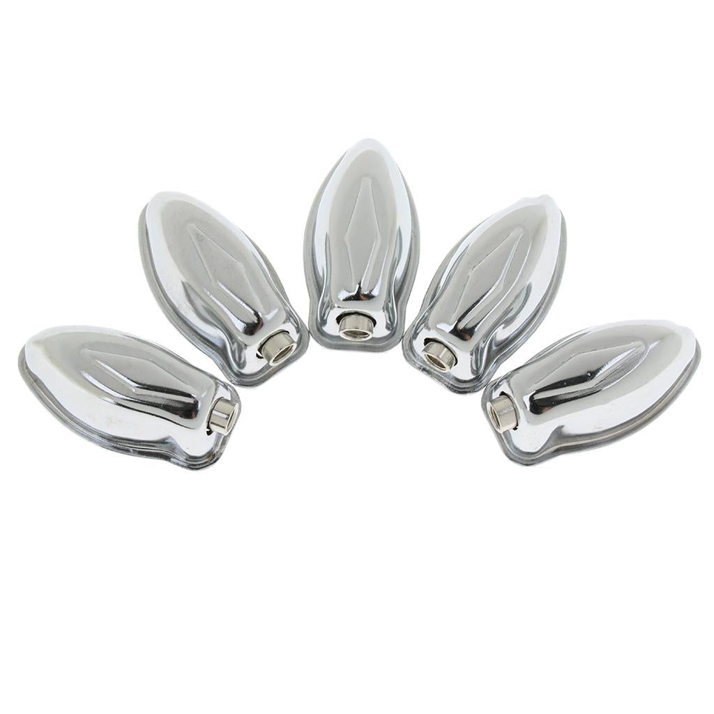 5pcs Silver Metal Tom Snare Drum Lugs for Drum Percussion Replacement Parts