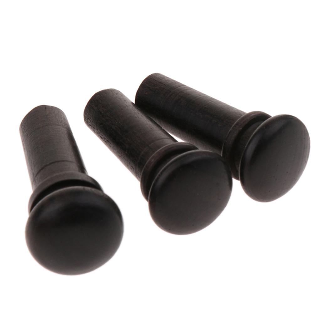 Blackwood Violin Endpin Peg for Violin Fiddle Parts Round