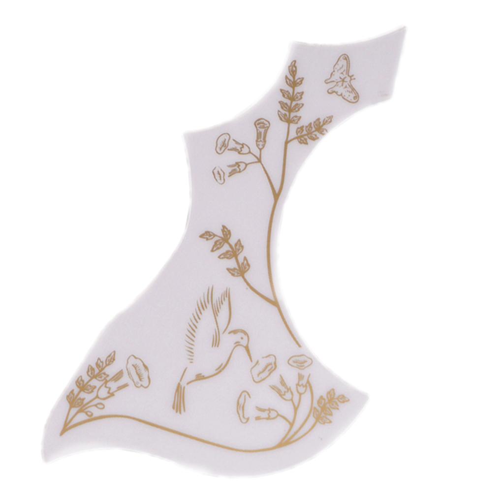 Left Handed Acoustic Guitar Pickguard Pick Guard Anti-scratch Plate White