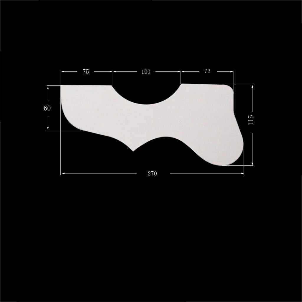 Self Adhesive Acoustic Guitar Pickguard for 40'' 41'' Guitar Brown