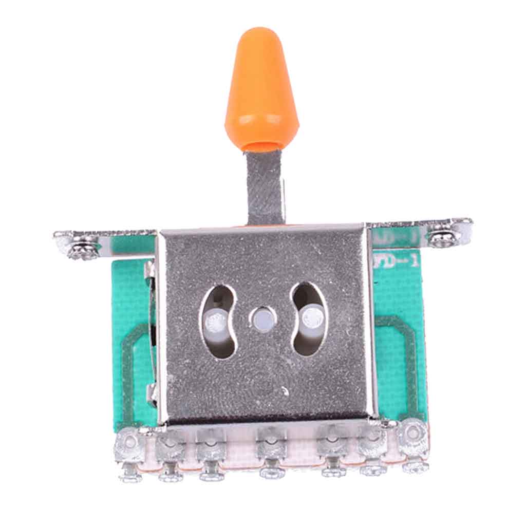 Guitar 5 Way Pickup Selector Switch for Electric Guitar Parts Orange