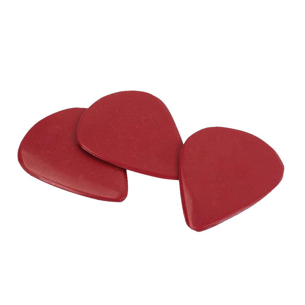 Stone Guitar Ukulele Plectrum Picks for Guitar Parts Red