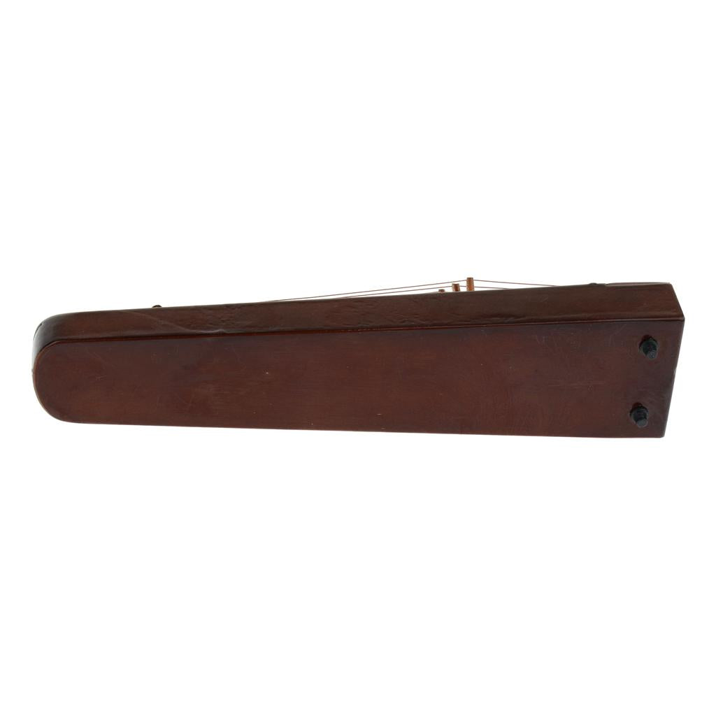 Miniature Guzheng Chinese Zither Mini Model Musical Instrument Birthday Gift