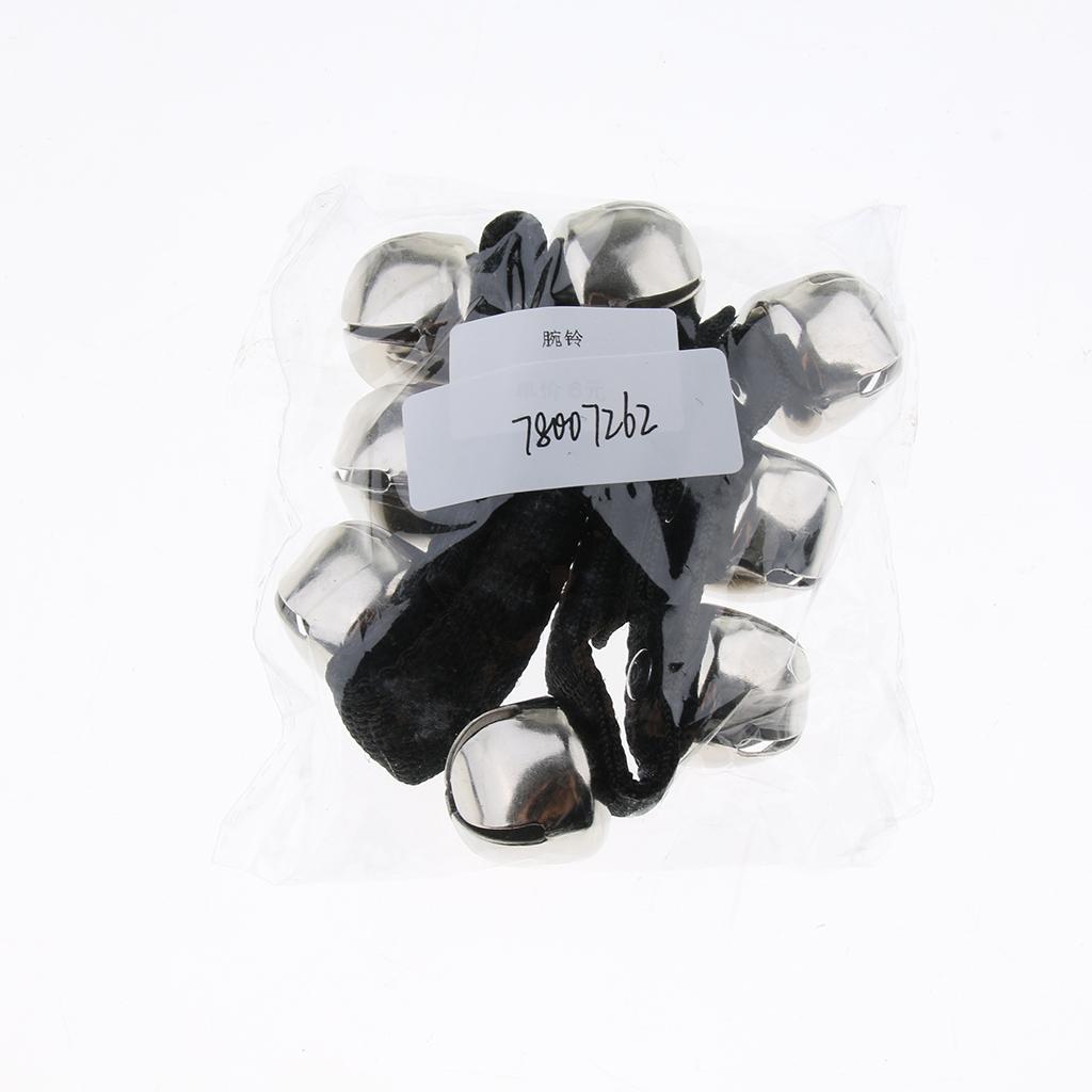 1 Pair Wrist Jingle Bells Musical Rhythm Toy for Kids Children