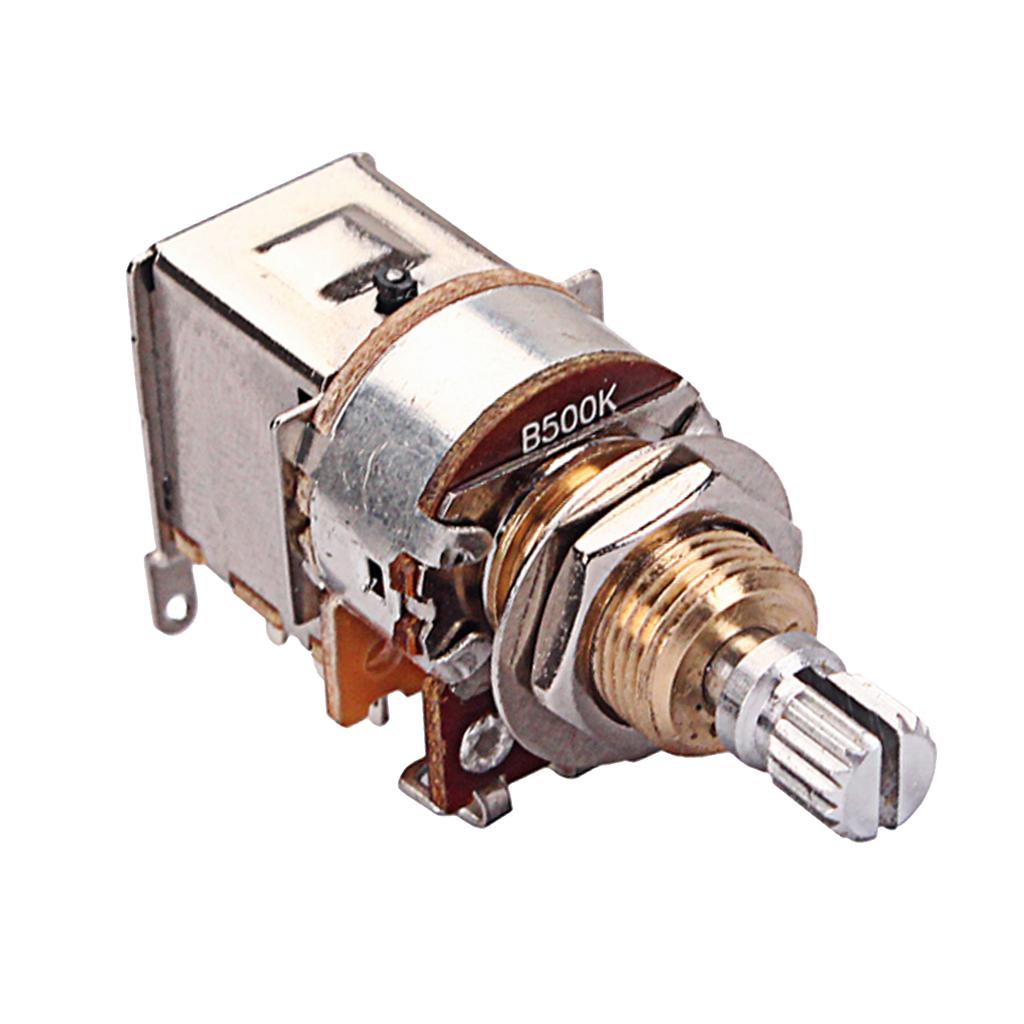 Guitar Potentiometer Audio Pot Electric Guitar Bass Replacement Parts B500K