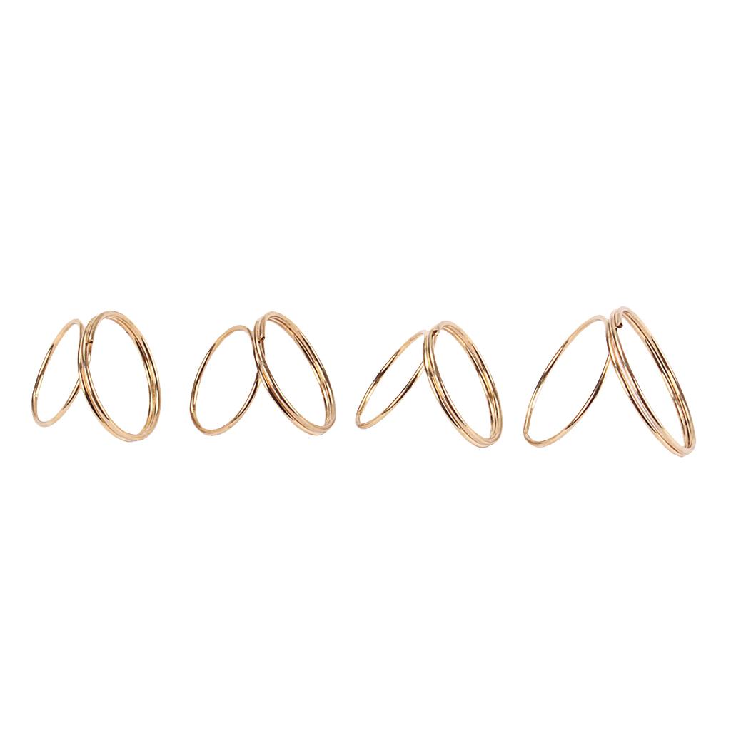 4PCS Guitar Finger Picks Plectrum Golden Finger style Plectrum Thumb Picks