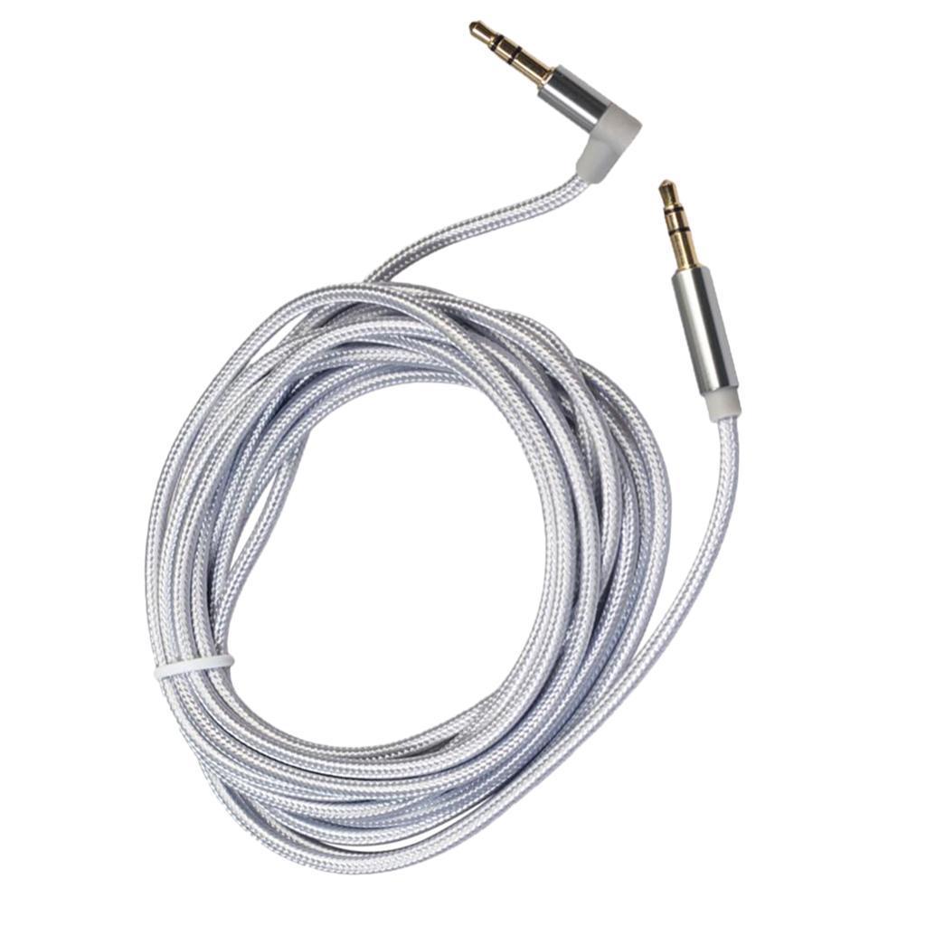 3.5mm Audio Cable Nylon Braided Male to Male Aux Cord 300cm