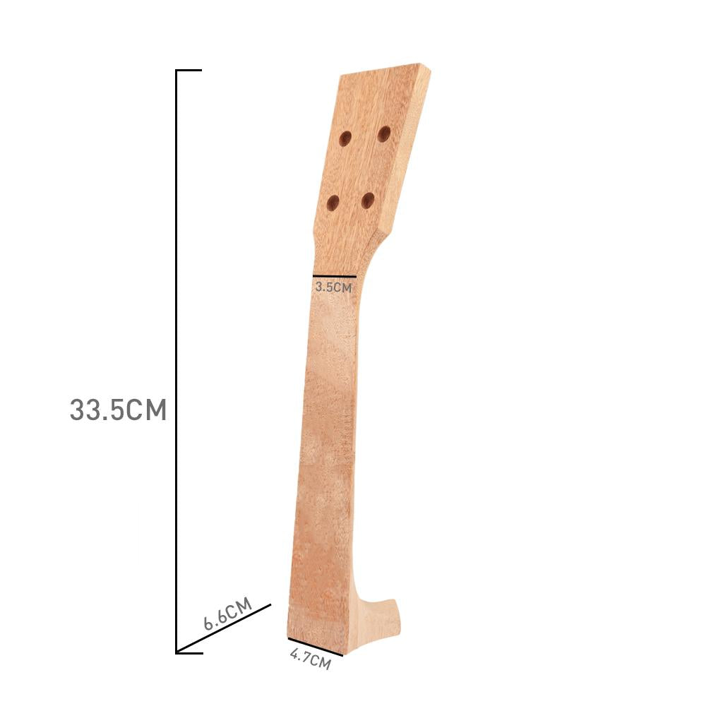 Ukulele Concert Neck Sapele Wood for Ukulele Guitar Neck DIY Parts