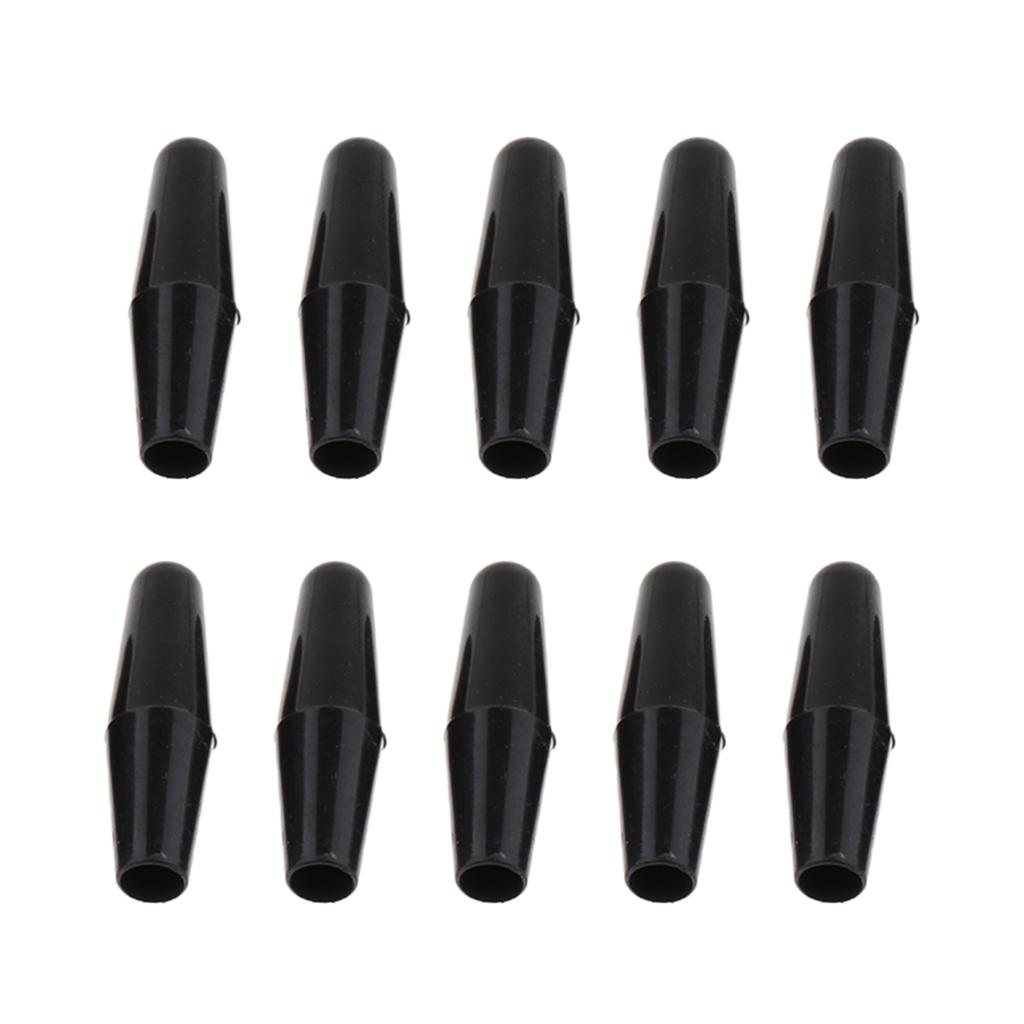 10 Pieces Plastic Guiatr Pickup Selector Toggle Switch Knobs Cap Tip Black