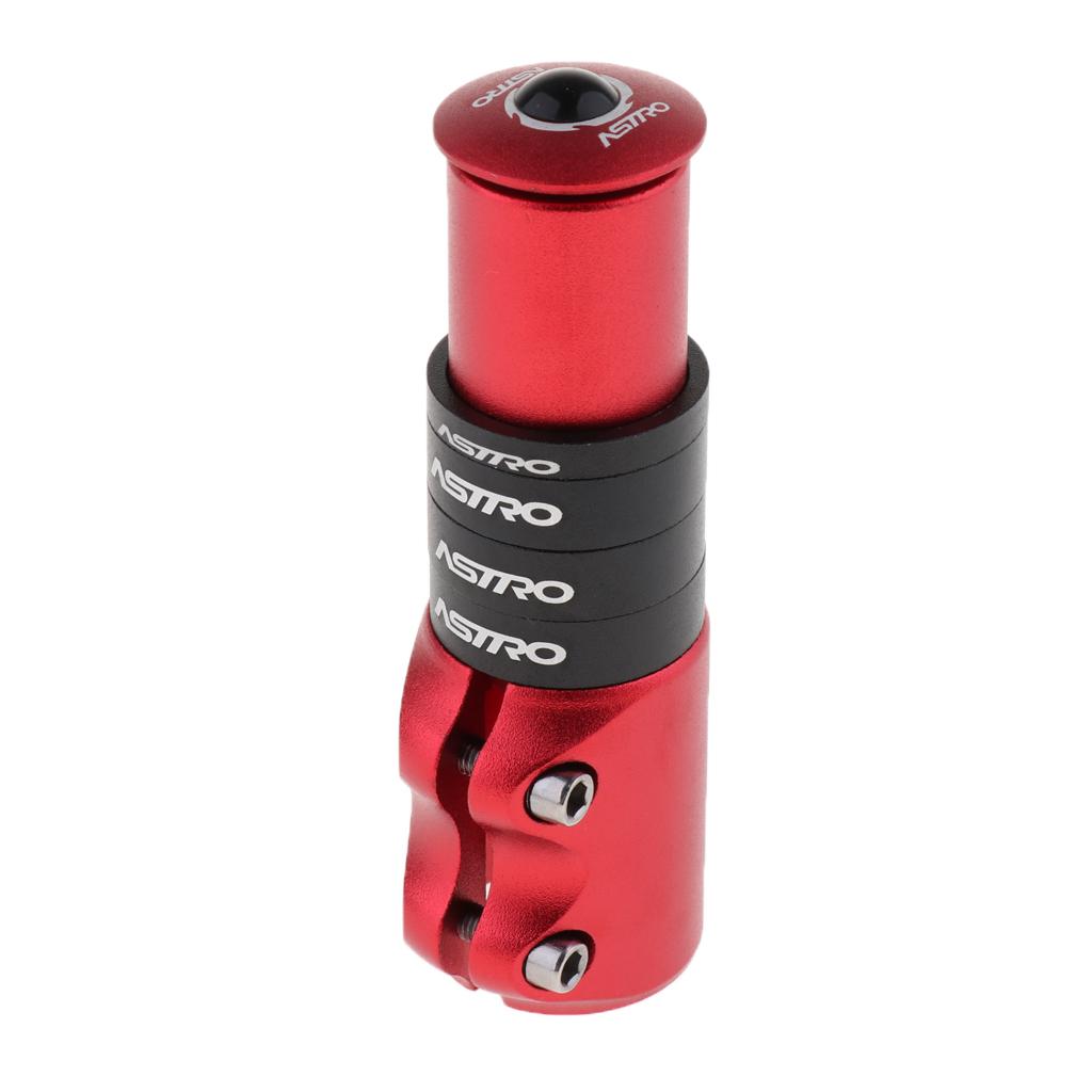 Bike Handlebar Fork Stem Riser Extender Head Up Adaptor Red