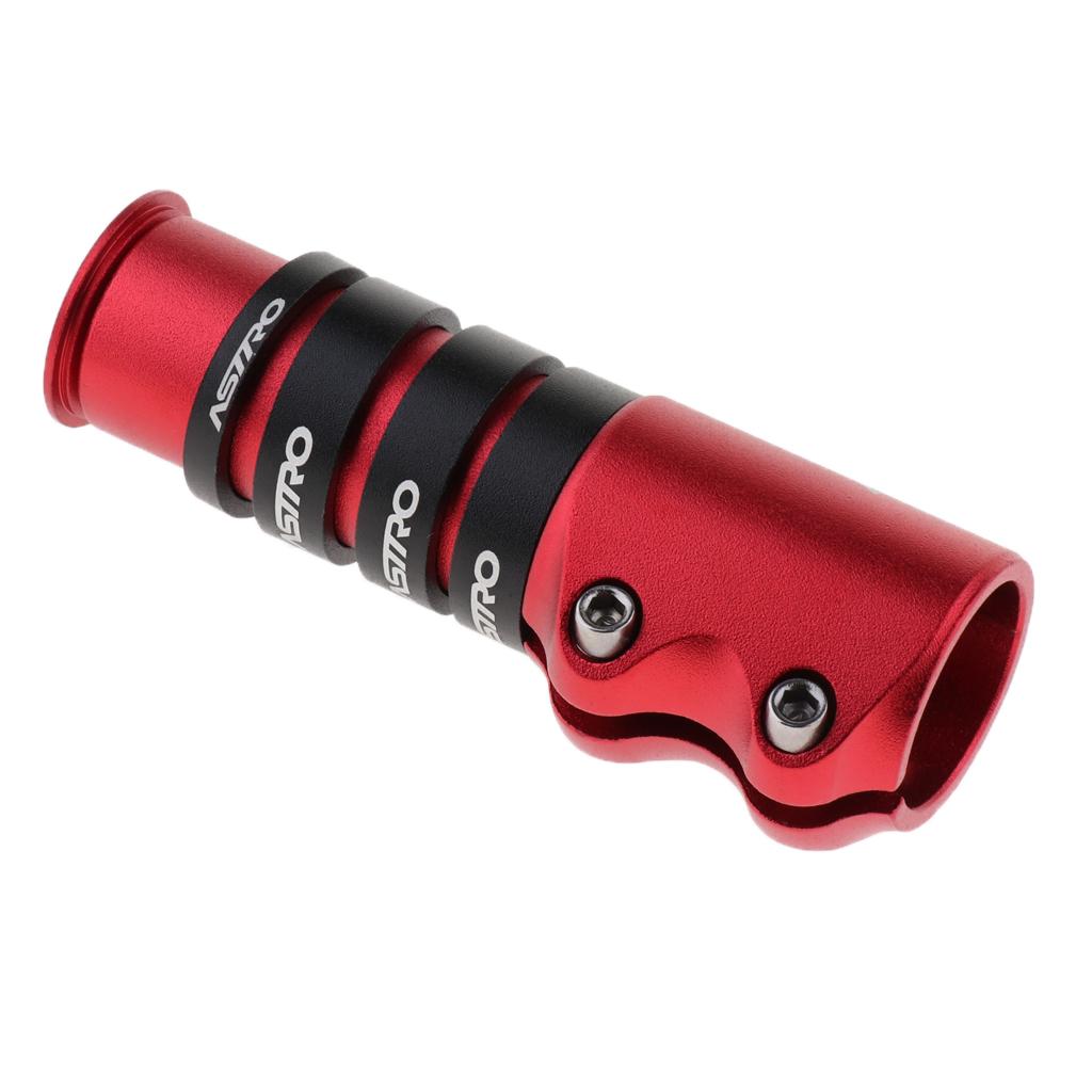 Bike Handlebar Fork Stem Riser Extender Head Up Adaptor Red