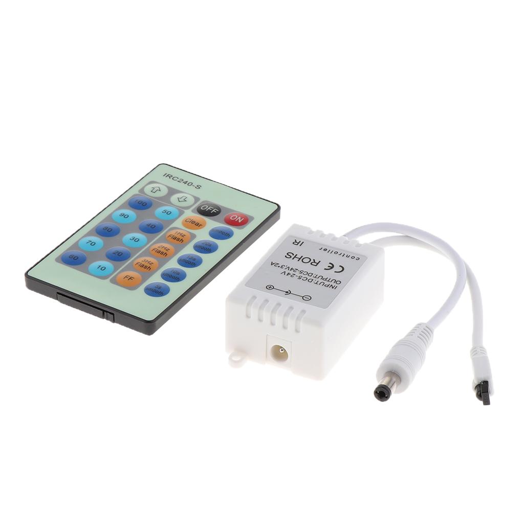 24 Keys IR Remote Controller Infrared RGB LED Strip Controller
