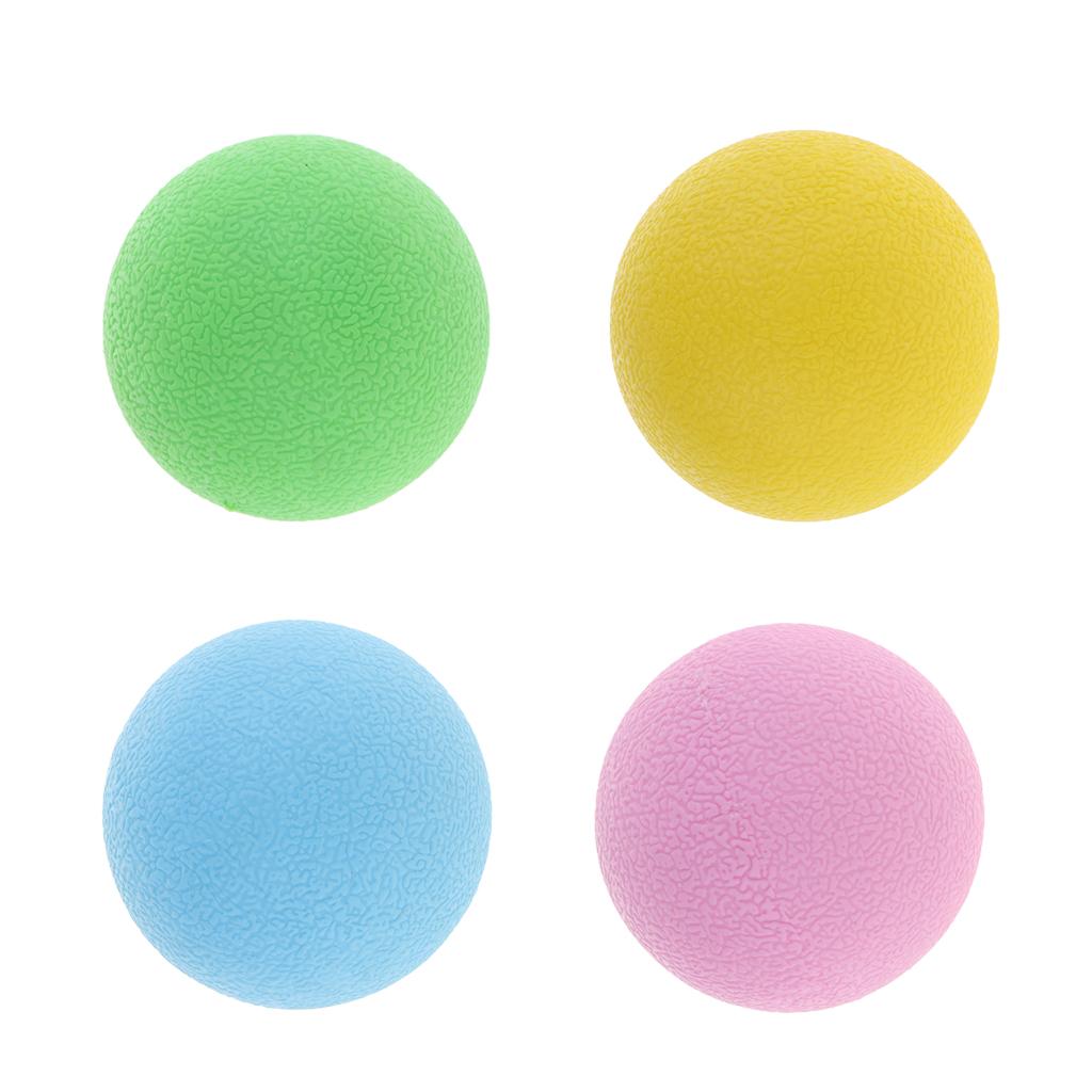 Lacrosse Massage Ball Myofascial Muscle Relief Release Single Ball Blue