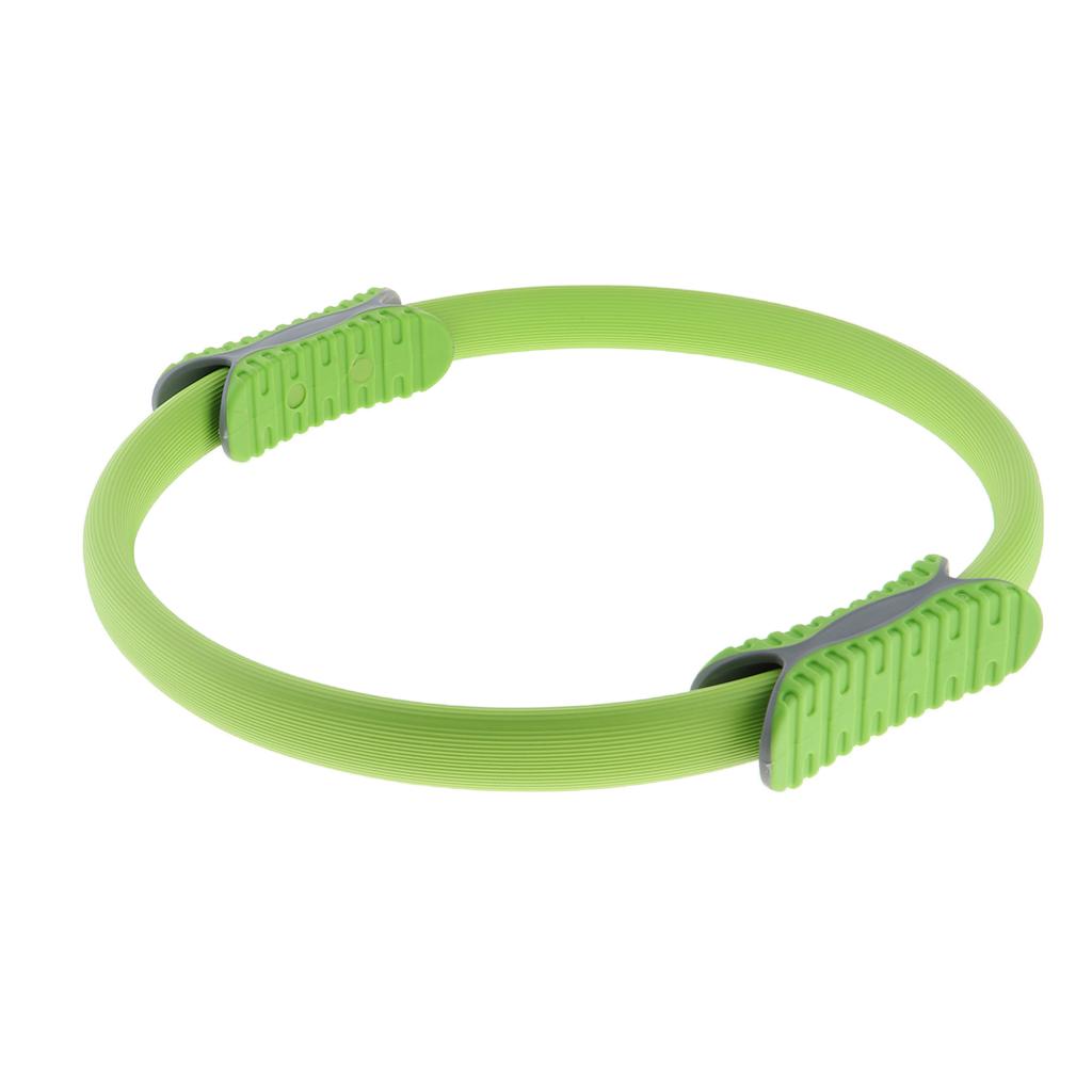 Dual Grip Pilates Ring Full Body Toning Fitness Magic Circle Exercise Green