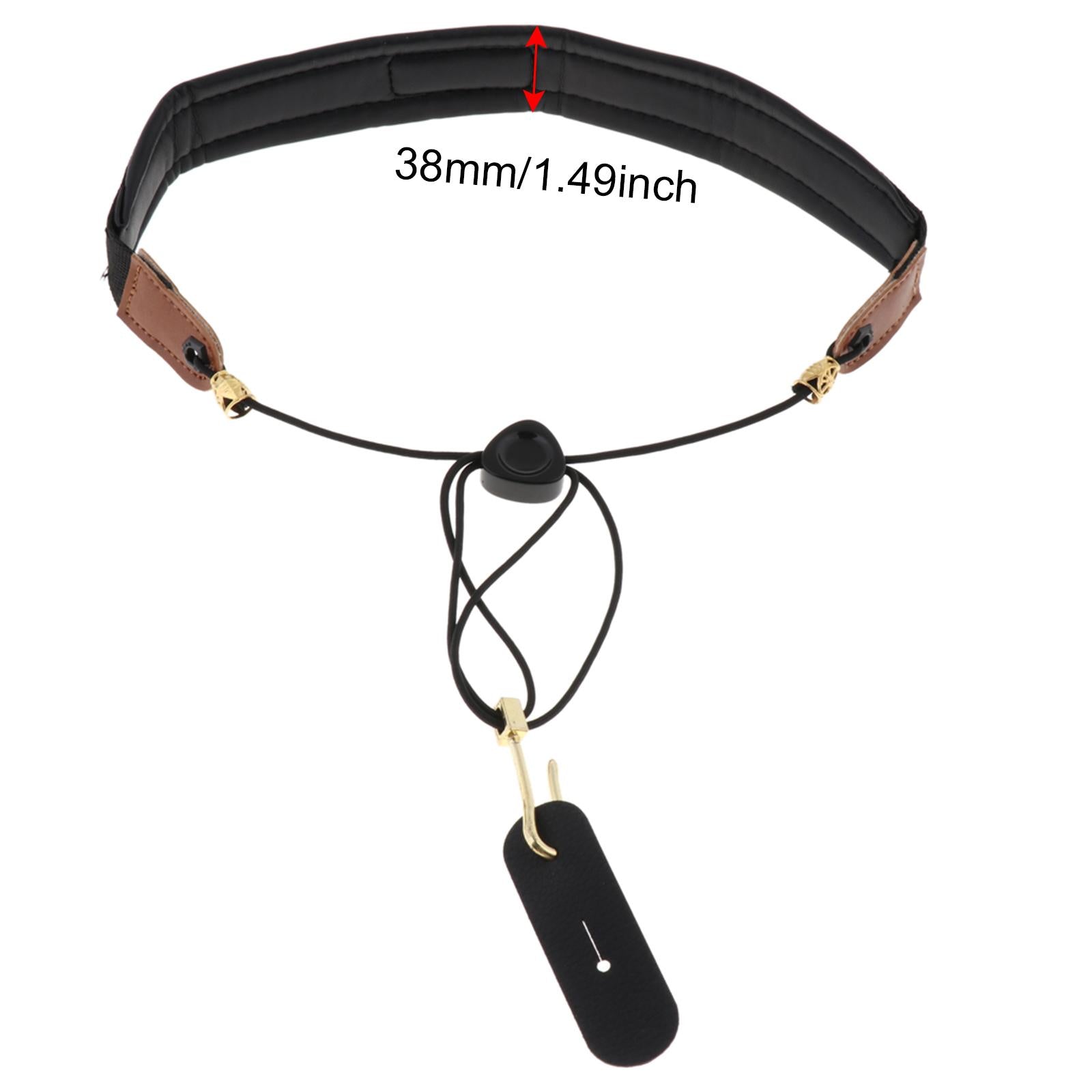 1 Piece Saxophone Oboe Clarinet Neck Strap Belt for Woodwind Instrument