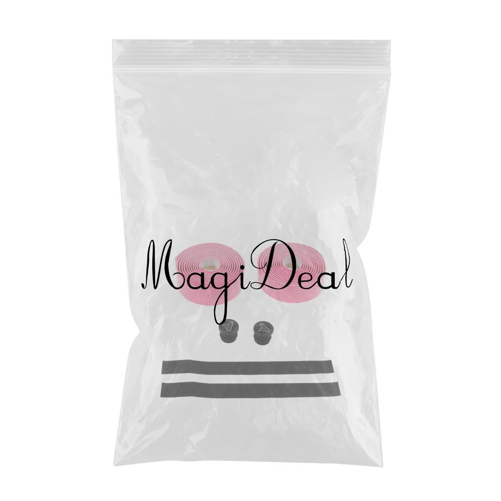 Non-slip Bicycles Handlebar Tapes - Road Bike Handle Bar Wrap Bandage Pink
