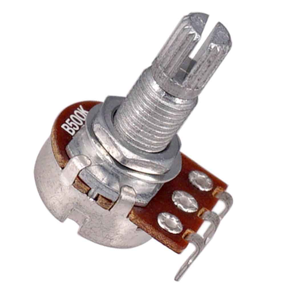 Long Split Shaft Guitar Bass Volume Tone Control Pots Potentiometer 500K
