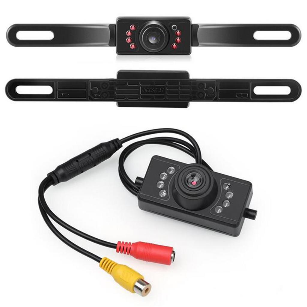 Car Rear View Backup Camera Parking Reverse Back Up Camera Waterproof 7LED
