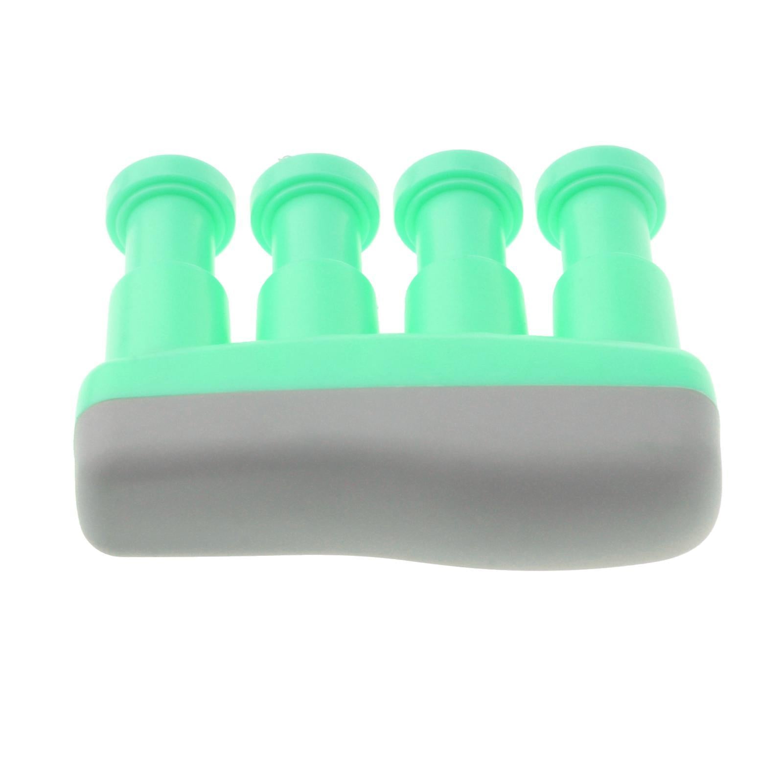 2xPiano Guitar Finger Exerciser, Hand Strengthener Trainer Tension Exerciser Green