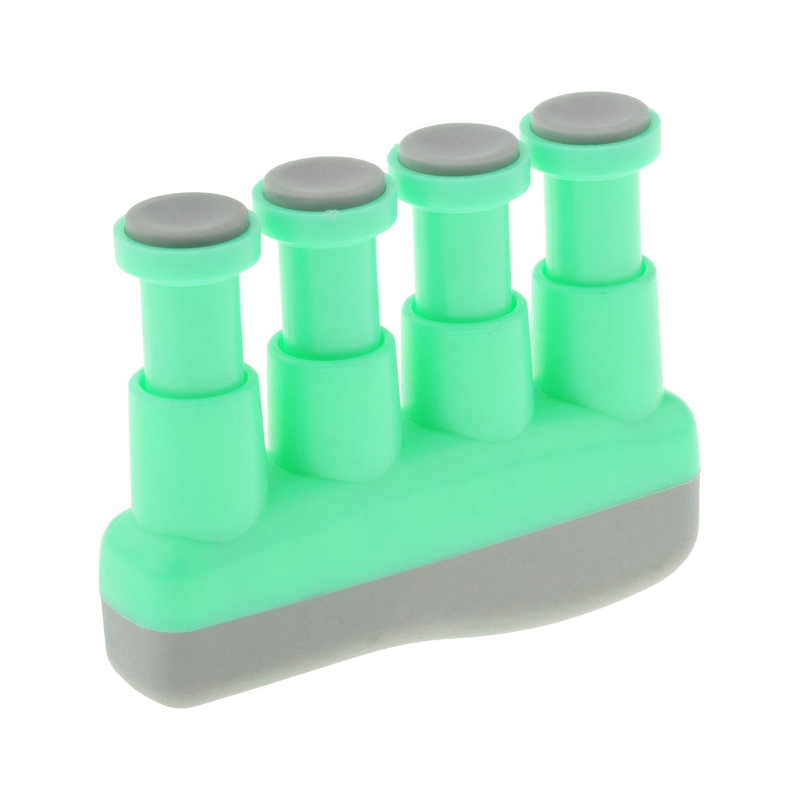 3xPiano Guitar Finger Exerciser, Hand Strengthener Trainer Tension Exerciser Green