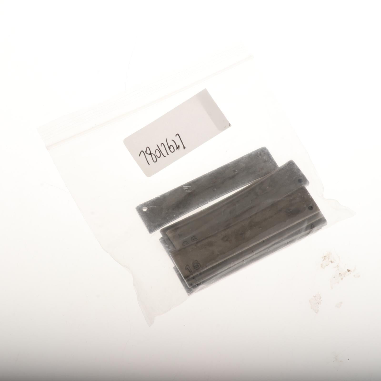 9x Brass Guitar 7.25/9.5/10/12/14/15/16/17/20 Fret Press Caul Insert Black