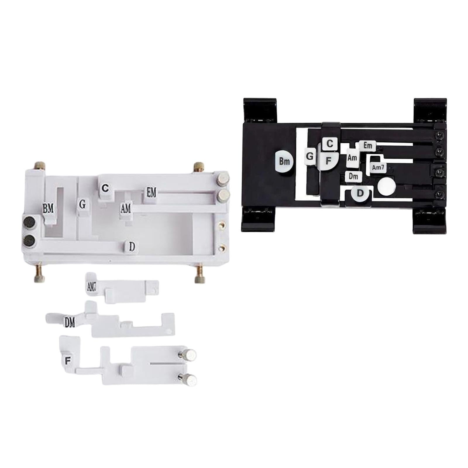 Guitar Aid Chord Trainer Learning System Teach Practice Assistant Beginner Black