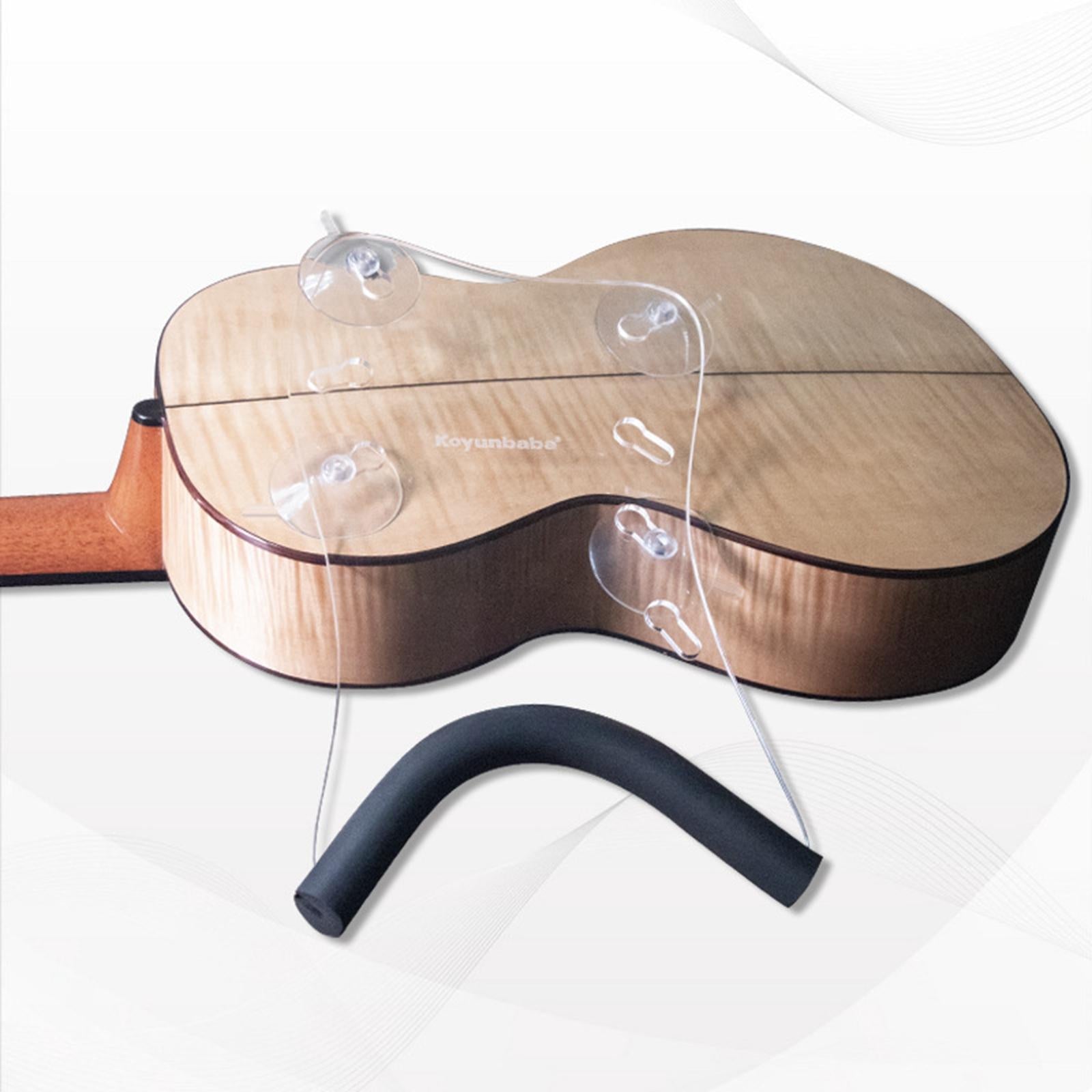 Acrylic Bass Rack Holder for Banjo Classical Electric Guitar Accessories Dark Brown