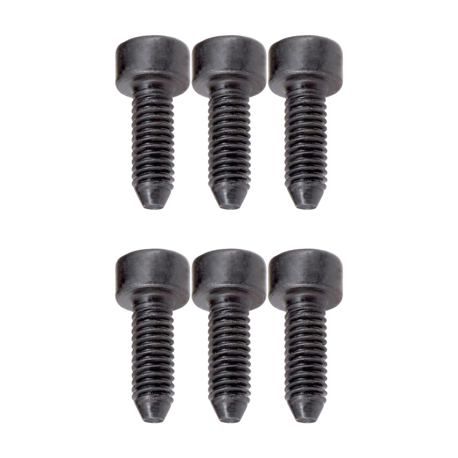 Electric Guitar Bridge Saddles Locking String Screws for Guitar Repairing Black