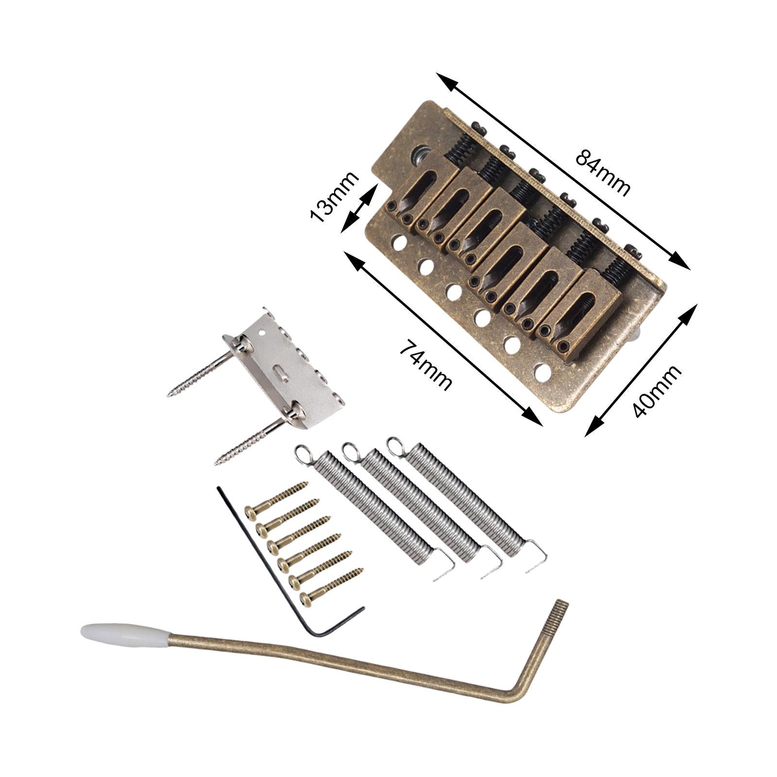 Electric Guitar Tremolo Bridge Single Tremolo Bridge for 6 Strings Guitar