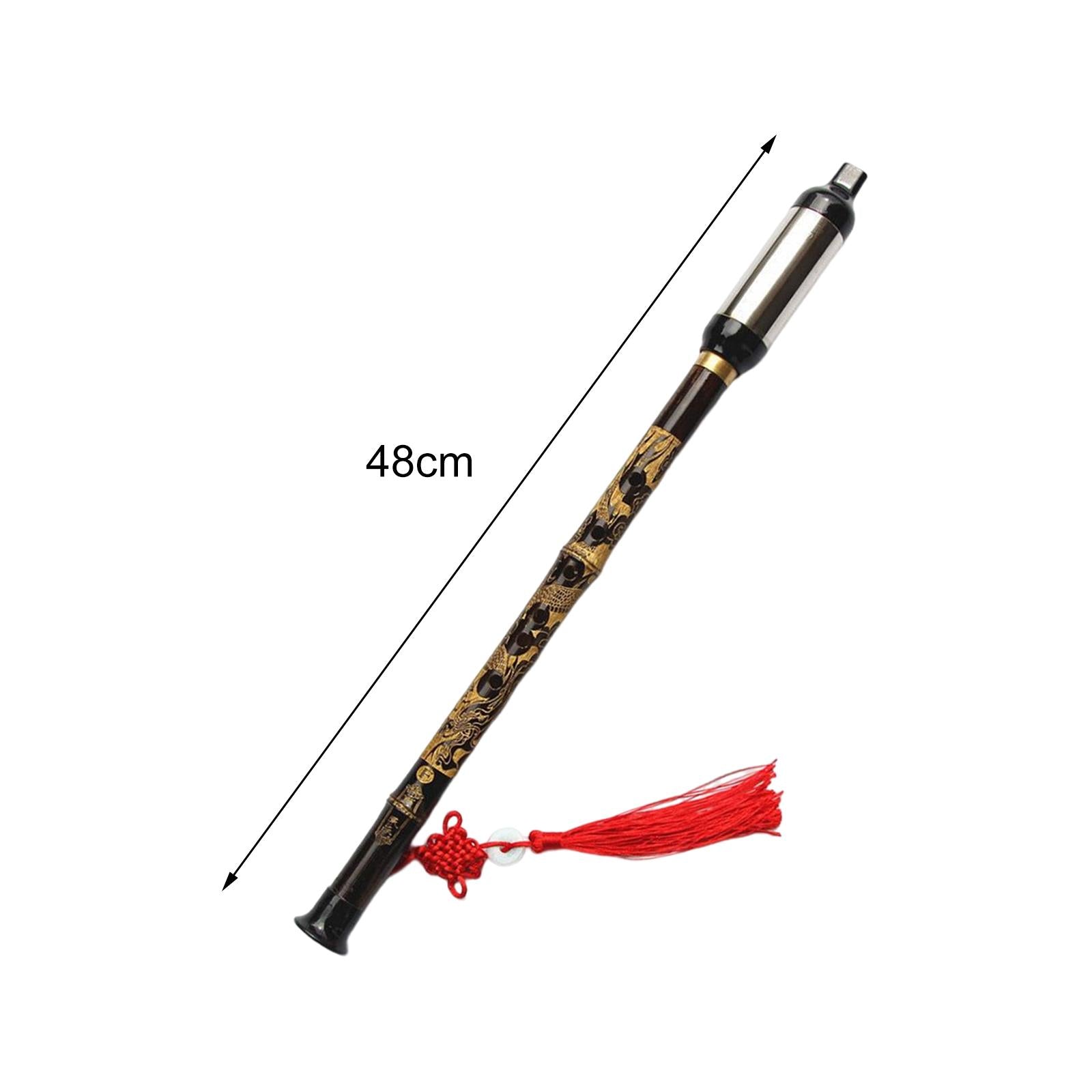 Bawu Pipes Tune G Vertical Bawu Detachable Woodwind Flauta Bawu Bamboo Bawu