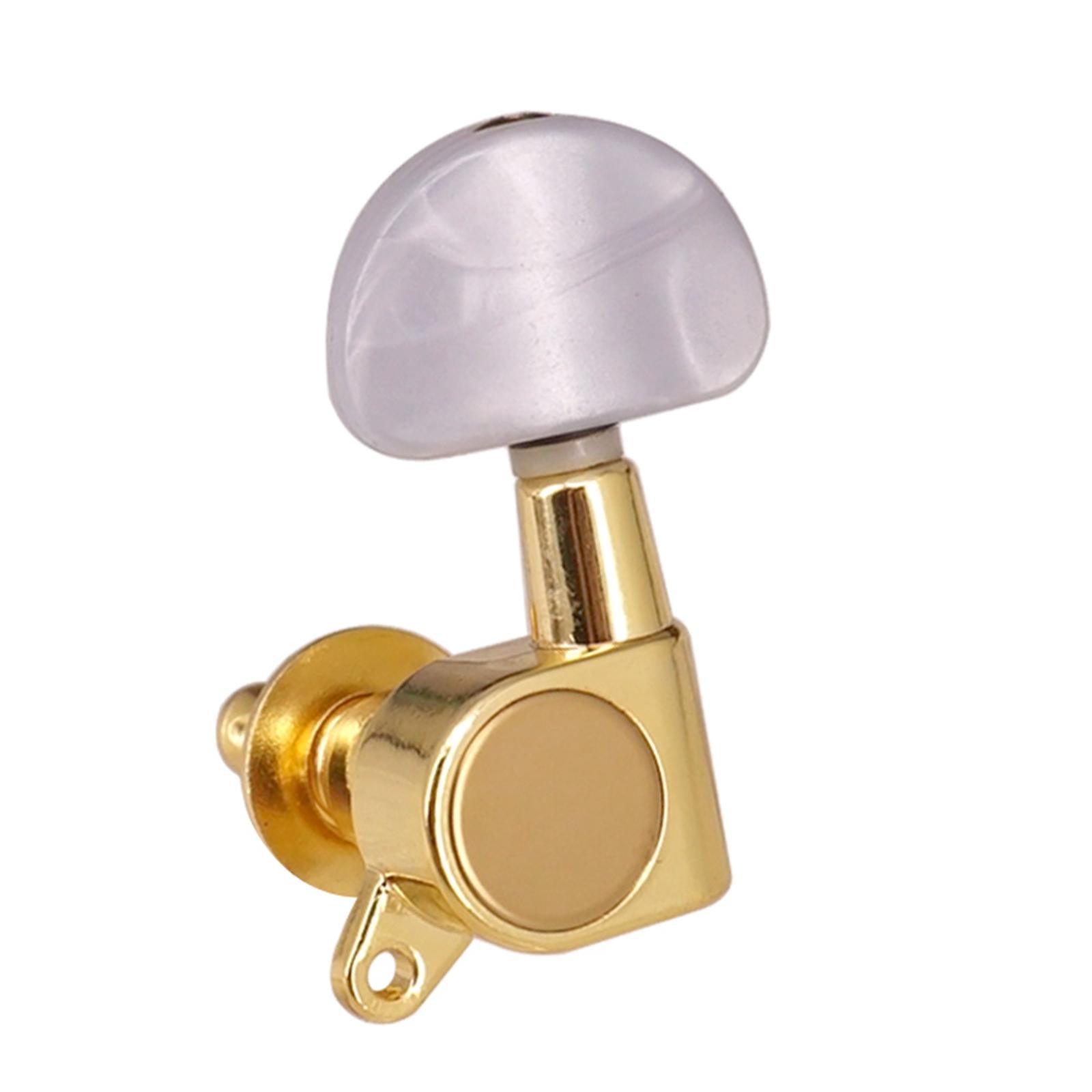 6 Pieces Locking Guitar String Tuning Pegs for Electric Folk Guitars Guitars 2L 4R Aureate