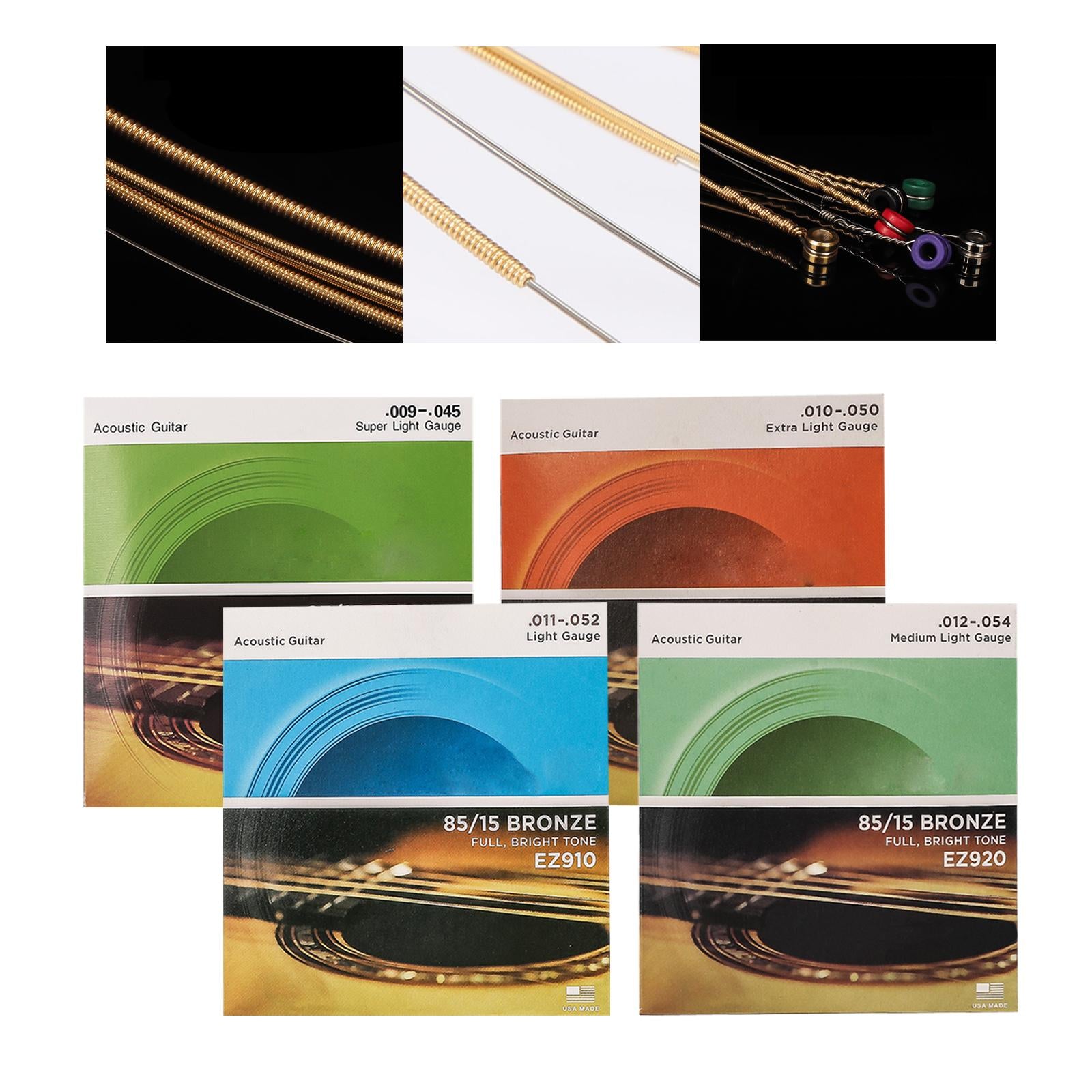 Beginner Acoustic Guitar String Universal for Spare Parts Components Devices EZ890