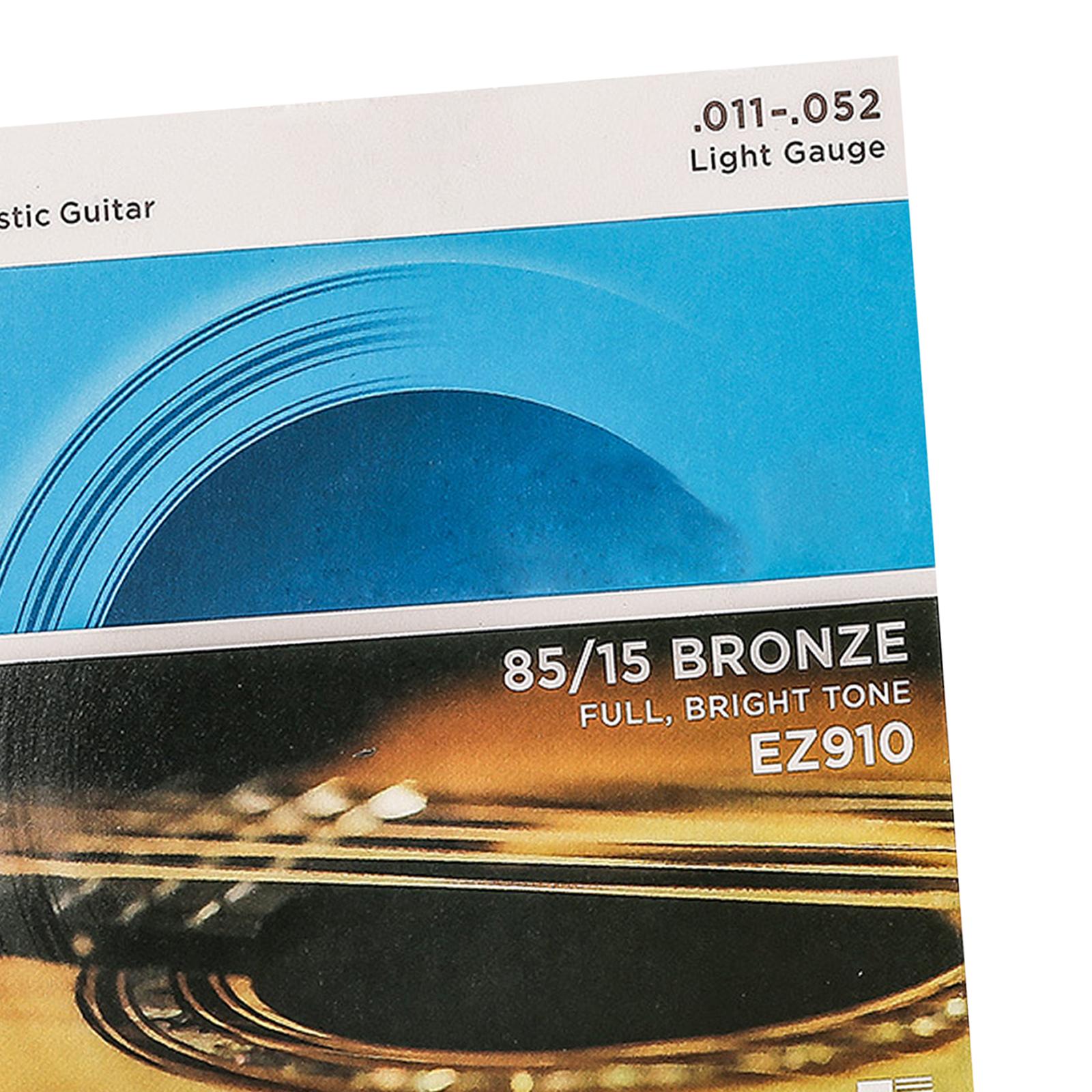 Beginner Acoustic Guitar String Universal for Spare Parts Components Devices EZ910