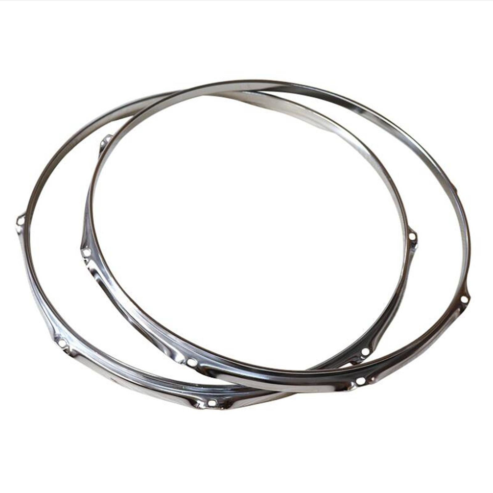 Drum Hoop Portable 14 inch 8 Lug Batter Hoop for Accessory Home Decor Office Next Circle